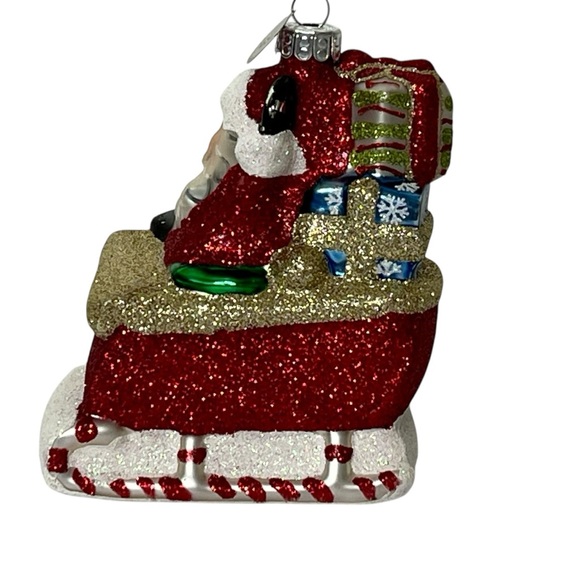 Christopher Radko Celebrations 2012 Santa Sleigh Glass Christmas Ornament - Picture 3 of 8